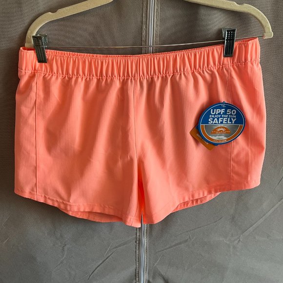 NWT Columbia Women's Shorts Size Medium, 4" inseam - Tamiami Pull On - Peach - Picture 8 of 9